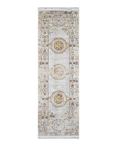 Bashian Century C192 Runner Area Rug, 2'6 X 8'6 In Beige
