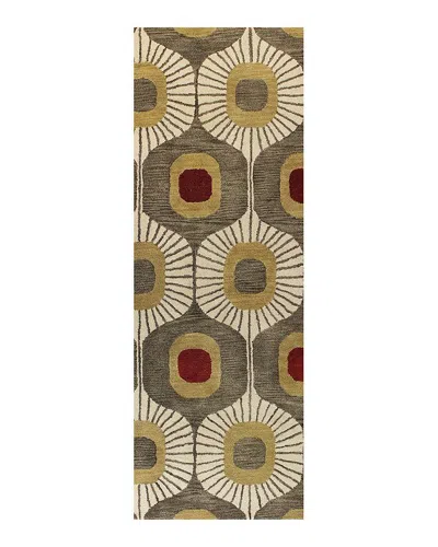 Bashian Chelsea St103 Runner Rug, 2'6 X 8' In Mocha