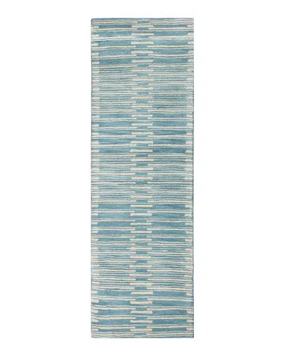 Bashian Chelsea St264 Runner Rug, 2'6 X 8' In Blue