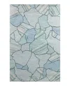 Bashian Larchmont Lr391 Area Rug, 5'6 X 8'6 In Teal