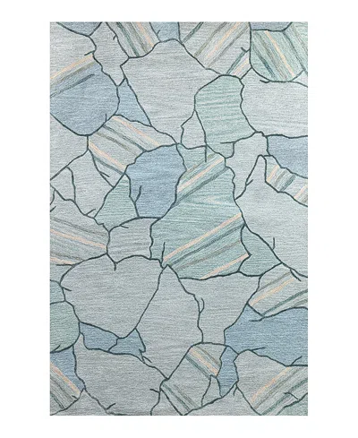 Bashian Larchmont Lr391 Area Rug, 8'6 X 11'6 In Teal