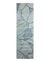 Bashian Larchmont Lr391 Runner Area Rug, 2'6 X 8' In Teal