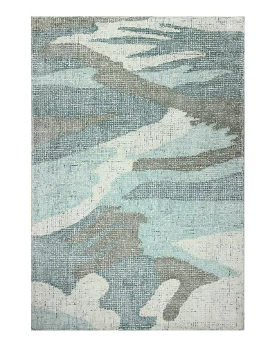 Bashian Luminous Area Rug, 5' X 7'6 In Aqua
