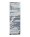 Bashian Luminous Runner Area Rug, 2'6 X 8' In Blue