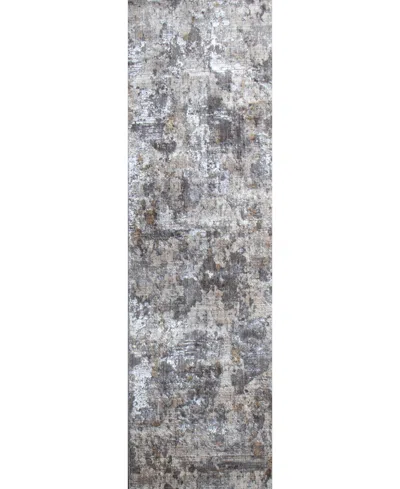 Bashian Montrose Mt503 2'6"x8' Runner Area Rug In Gray