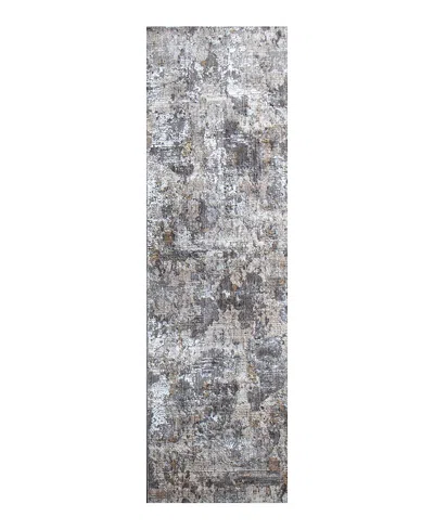 Bashian Montrose Mt503 Runner Area Rug, 2'6 X 8' In Gray