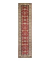 Bashian One Of A Kind Fine Kazak Runner Area Rug, 2'9 X 11'4 In Red