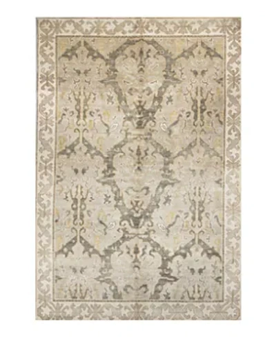 Bashian One Of A Kind Indo Oushak Area Rug, 5'9 X 8'9 In Gray