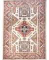 Bashian One Of A Kind Pak Kazak 640496 Rug Collection In White