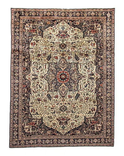 Bashian One Of A Kind Persian Fine Bijar Area Rug, 9' X 12' In Ivory