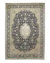 Bashian One Of A Kind Persian Kerman Area Rug, 9'6 X 13'7 In Dark/blue