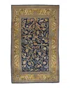 Bashian One Of A Kind Persian Kum Area Rug, 5'5 X 9'2 In Dark/blue