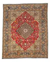 Bashian One Of A Kind Persian Kum Area Rug, 9'9 X 13' In Red