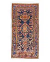 Bashian One Of A Kind Persian Lilihan Area Rug, 5' X 10'3 In Dark/blue