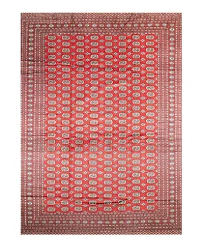 Bashian One Of A Kind Royal Bukara Area Rug, 10'2 X 14' In Red