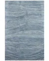 Bashian Rugs Bashian Greenwich Contemporary Wool -blend Rug In Azure