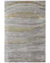 Bashian Rugs Bashian Greenwich Contemporary Wool -blend Rug In Grey