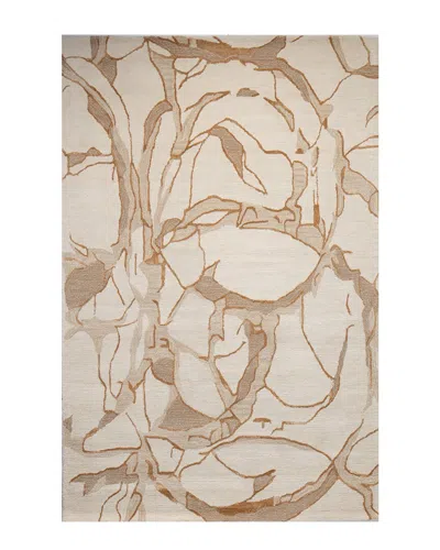 Bashian Rugs Bashian Greenwich Macey Wool-blend Area Rug In Beige