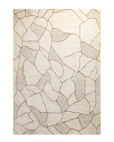 Bashian Rugs Bashian Larchmont Maaja Wool-blend Area Rug In Beige