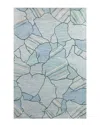 Bashian Rugs Bashian Larchmont Mirabella Wool-blend Area Rug In Teal