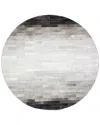 Bashian Rugs Bashian Santa Fe Hand-woven Leather Rug