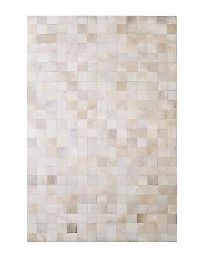 Bashian Rugs Bashian Santa Fe Thaddeous Leather Area Rug In Camel