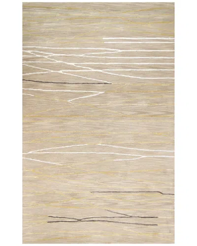 Bashian Rugs Bashian Sydney Contemporary Wool-blend Rug In Beige