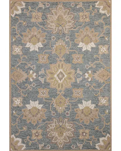 Bashian Rugs Neely Valencia Wool Rug In Teal