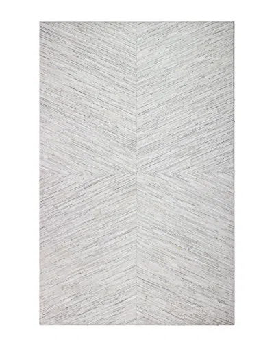 Bashian Rugs Santa Fe Cowhide Rug In White