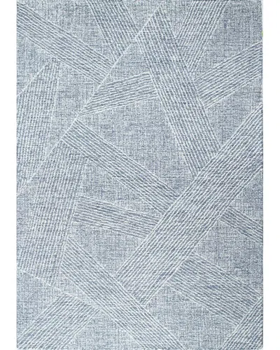 Bashian Rugs Valencia Hand-tufted Wool Area Rug In Blue