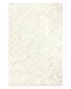 Bashian Santa Fe H-18 Runner Area Rug, 2'6 X 8' In White