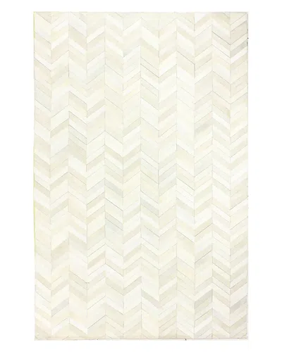 Bashian Santa Fe H-18 Runner Area Rug, 2'6 X 8' In White