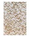 Bashian Santa Fe H12 Area Rug, 4' X 6' In Camel/brown