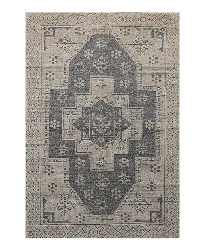 Bashian Telluride Tel502 Area Rug, 7'9 X 9'9 In Charcoal