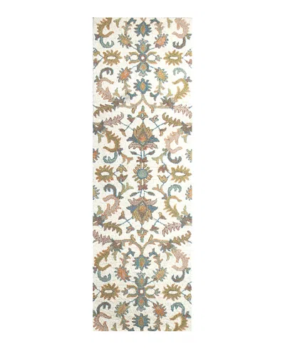 Bashian Valencia Al110 Runner Area Rug, 2'6 X 8' In Ivory