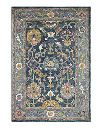 Bashian Valencia Al129 Area Rug, 3'6 X 5'6 In Teal/blue