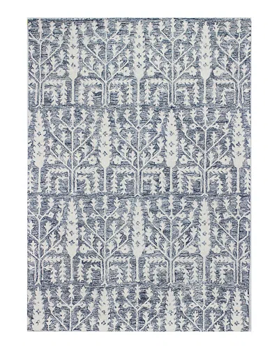 Bashian Valencia Al133 Area Rug, 3'6 X 5'6 In Denim/blue