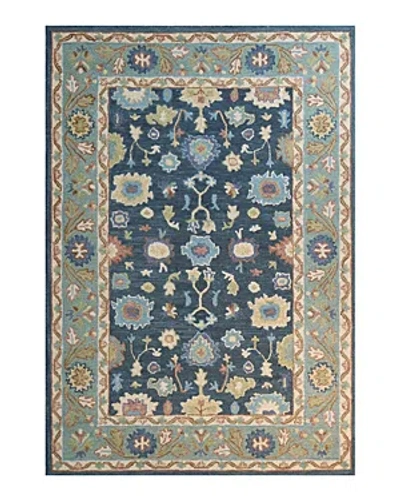 Bashian Valencia Al136 Area Rug, 7'6 X 9'6 In Teal/blue