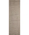 Bashian Valencia Val318 2'6"x8' Runner Area Rug In Sand