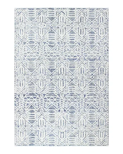 Bashian Verona Area Rug, 3'6 X 5'6 In Ivory/blue
