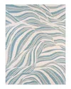 Bashian Verona Lc176 Area Rug, 7'6 X 9'6 In Ivory Teal