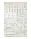 Bashian Verona Lc178 Area Rug, 7'6 X 9'6 In Blue/teal