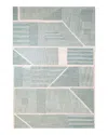 Bashian Verona Lc183 Area Rug, 7'6 X 9'6 In Blue/teal