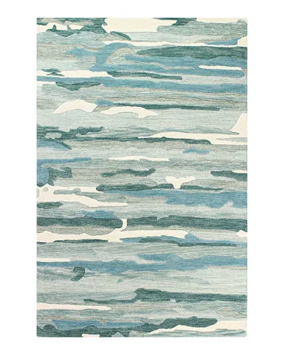 Bashian Verona R130-lc164 Area Rug, 7'6 X 9'6 In Aqua
