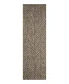 Bashian Verona Rah188 Runner Area Rug, 2'6 X 8' In Brown