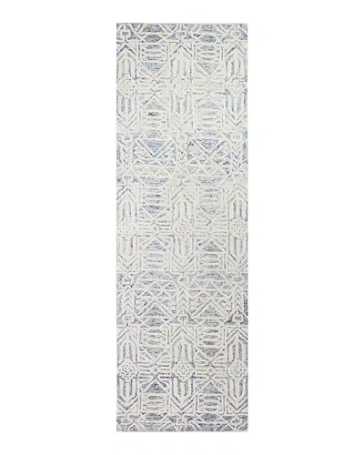 Bashian Verona Runner Area Rug, 2'6 X 8' In Ivory/blue