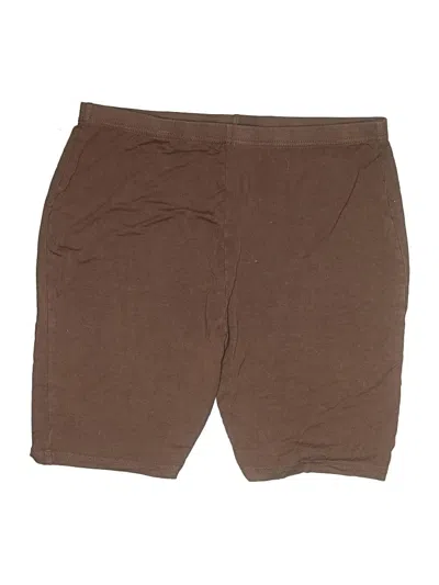 Pre-owned Basic Bae Athletic Shorts In Brown