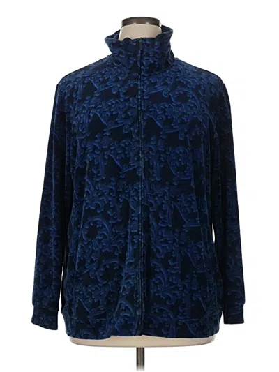Pre-owned Basic Editions Cardigan Sweater In Blue
