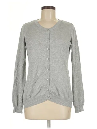 Pre-owned Basic Editions Cardigan Sweater In Gray