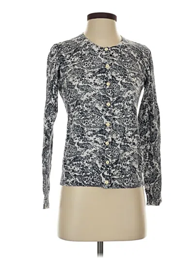 Pre-owned Basic Editions Cardigan Sweater In Silver